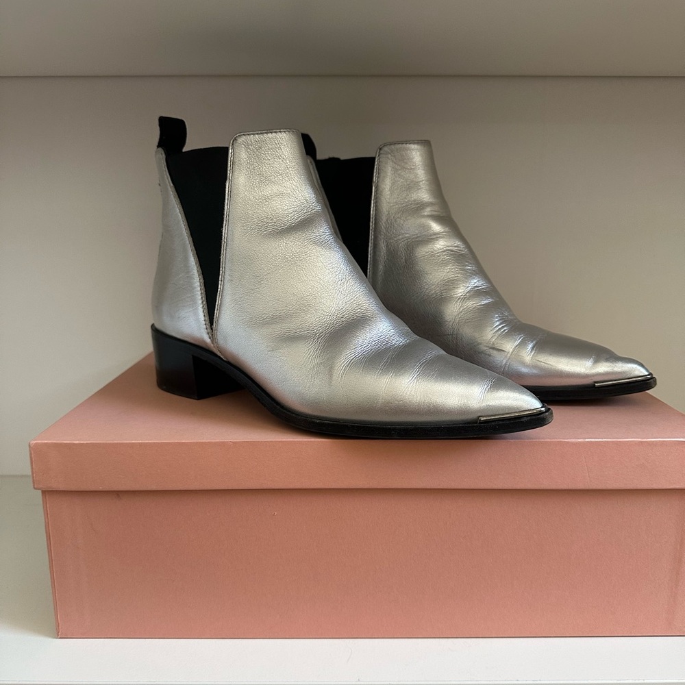 Silver Ankle Boots - image 1